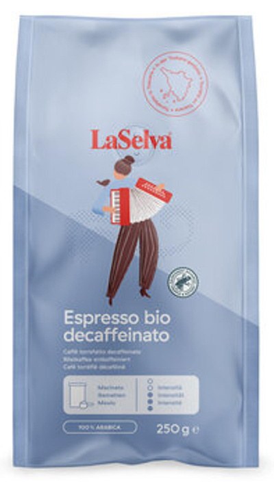 Produktfoto zu Espresso "Libero" - Röstkaffee gemahlen entkoffein (250g)