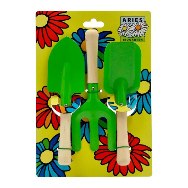 Produktfoto zu 3er Garten Werkzeug Set für junge Entdecker
