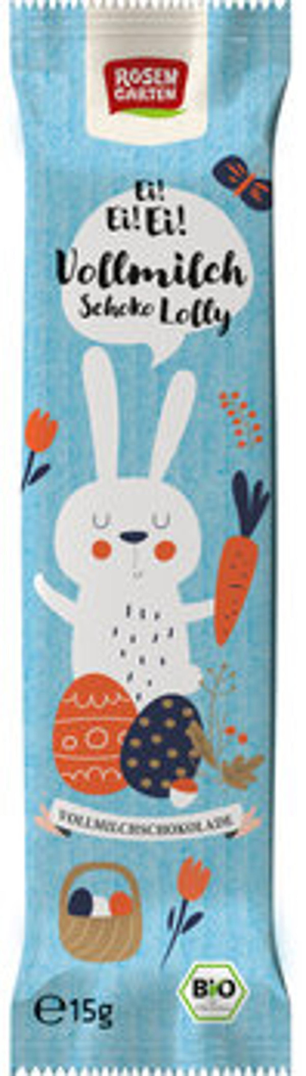 Produktfoto zu Vollmilch-Schoko-Lolly Hase (15g)