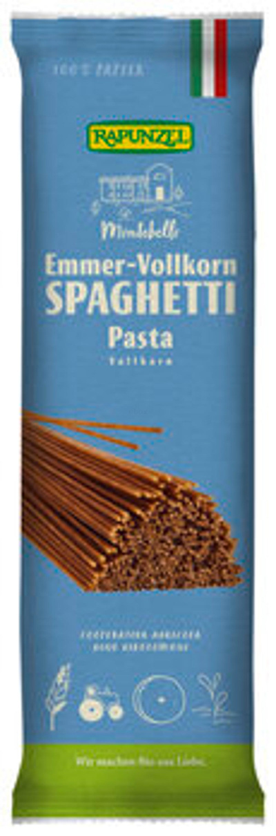 Produktfoto zu Emmer-Spaghetti Vollkorn (500g)
