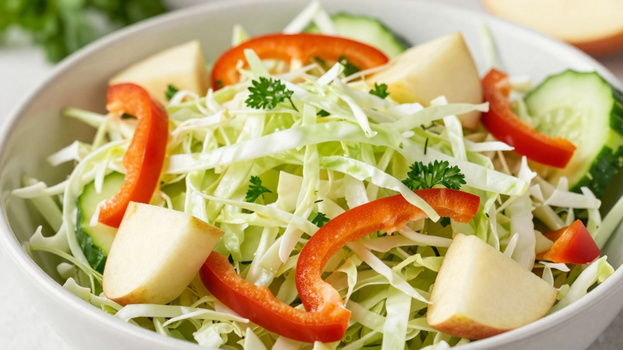 Rezeptbild für Fruchtiger Spitzkohlsalat