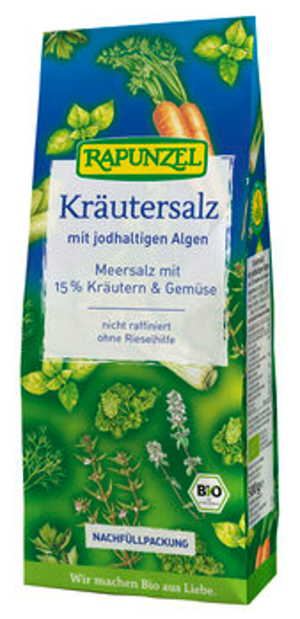 Produktfoto zu Kräutersalz, jodiert (500g)