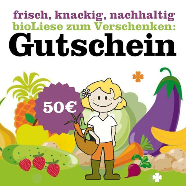 Produktfoto zu Geschenkgutschein 50€
