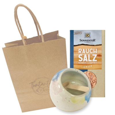 Produktfoto zu Geschenkset "Salz & Töpfchen, bunt"
