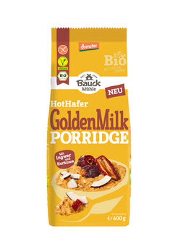 Produktfoto zu -10% Hot Hafer Golden Milk Porridge (400g) l MHD 01.03.26