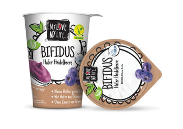 Produktfoto zu Hafer Joghurtalternative Bifidus Heidelbeere (400g)