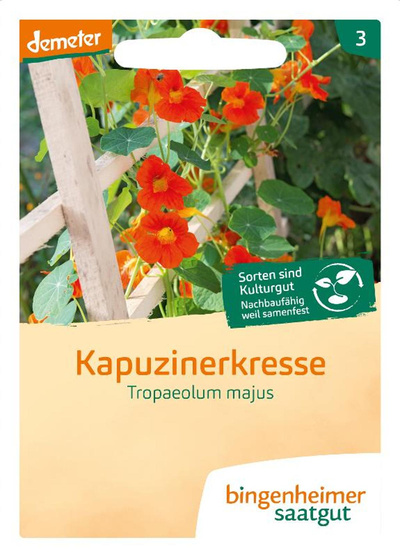 Produktfoto zu Saatgut Kapuzinerkresse "Tropaolum majus", rankend