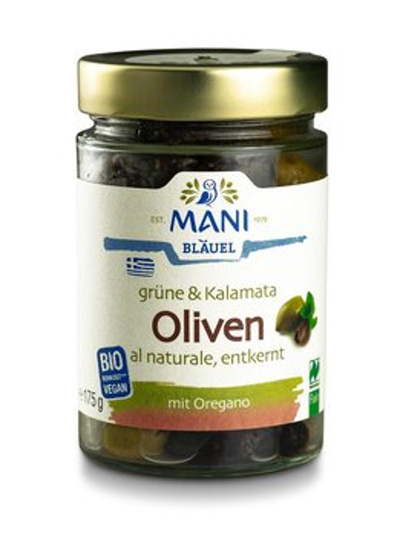 Produktfoto zu Grüne&Kalamata Oliven, entkernt (175g)