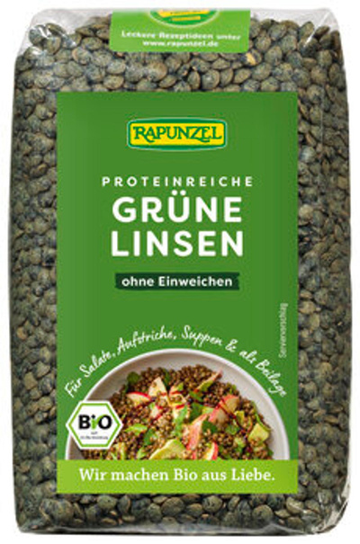 Produktfoto zu Grüne Linsen (500g)