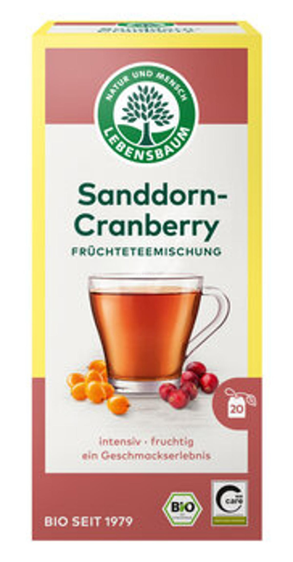 Produktfoto zu Früchtetee Sanddorn Cranberry (20 Beutel)