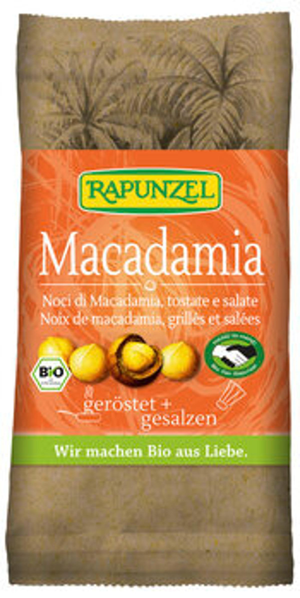 Produktfoto zu Macadamia Nusskerne geröstet, gesalzen (50g)
