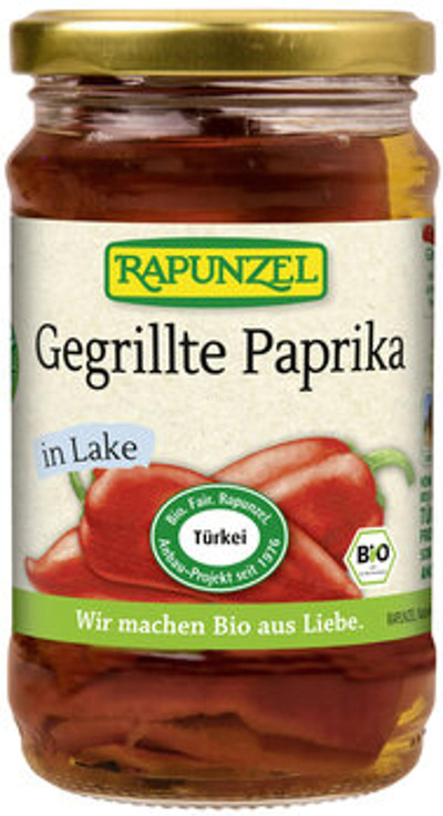 Produktfoto zu Gegrillte, rote  Paprika, in Lake (310g)