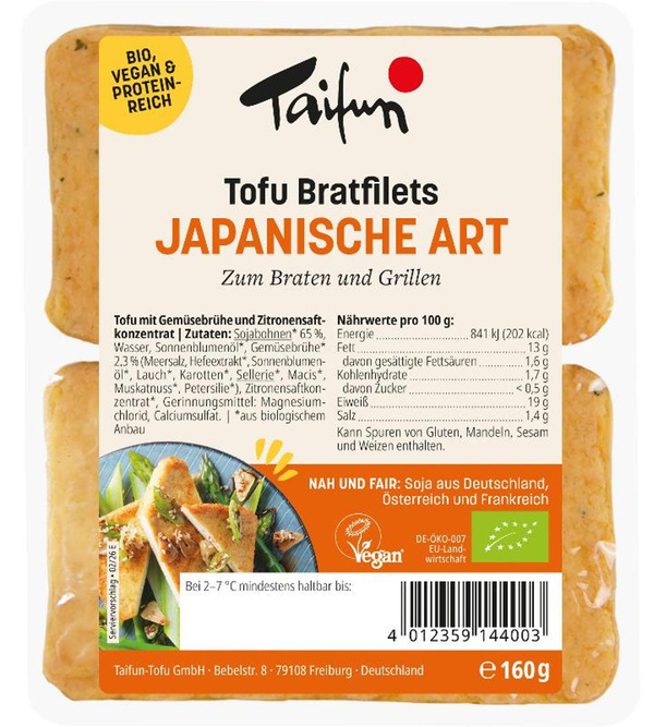 Produktfoto zu Bratfilet Japanische Art (160g