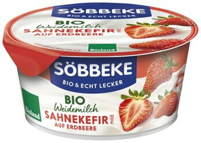 Produktfoto zu Sahnekefir Erdbeere (150g)