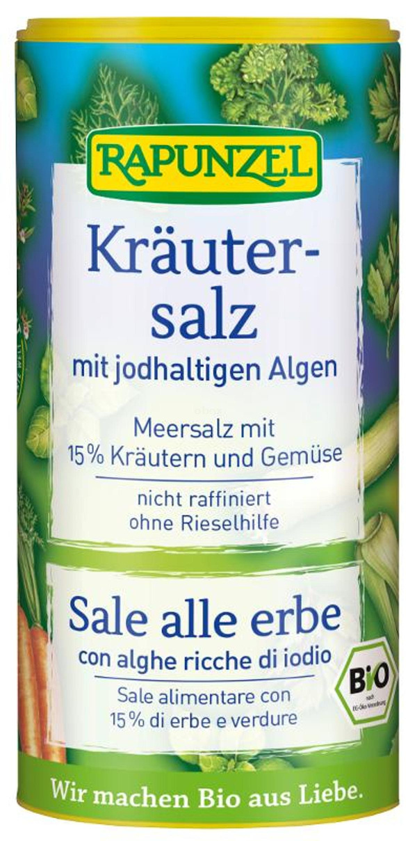 Produktfoto zu Kräutersalz, jodiert (125g)