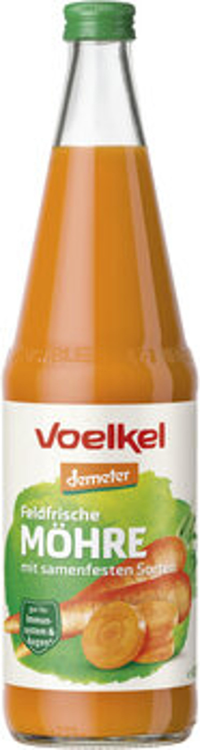 Produktfoto zu Feldfrischer Möhren Saft (0,7L)