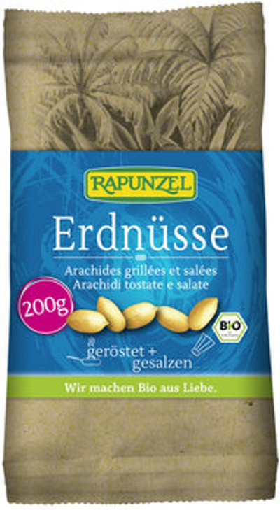 Produktfoto zu Erdnüsse geröstet, gesalzen (200g)