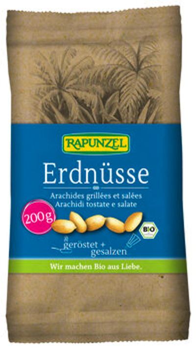 Produktfoto zu Erdnüsse geröstet, gesalzen (200g)