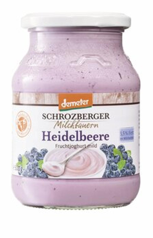 Produktfoto zu Fruchtjoghurt Heidelbeere (500g)