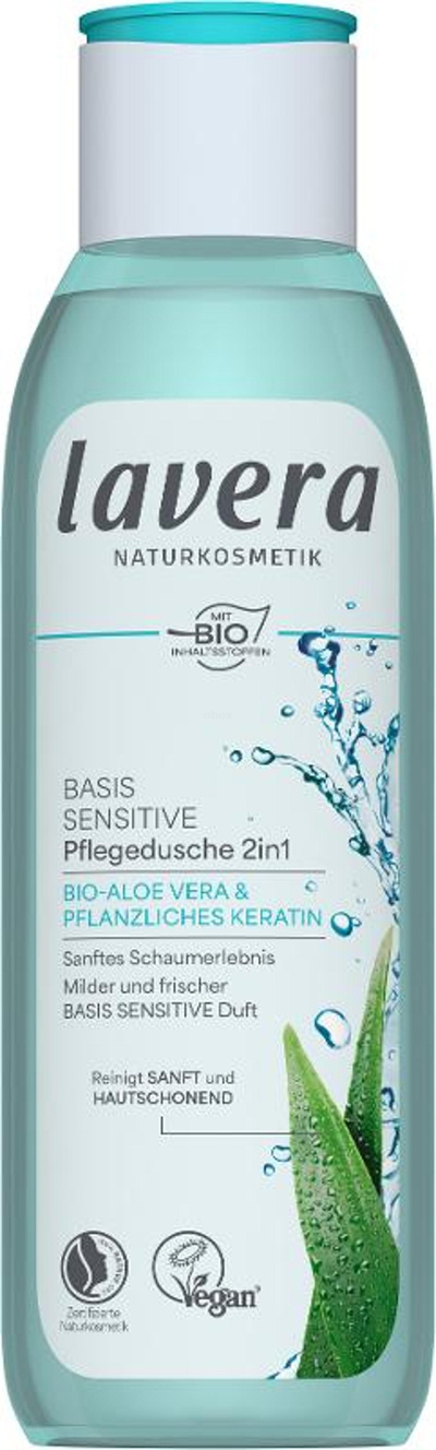 Produktfoto zu Pflegedusche  2in1 basis sensitiv (250ml)