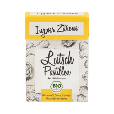 Produktfoto zu Ingwer-Zitrone-Lutschpastillen (30g)