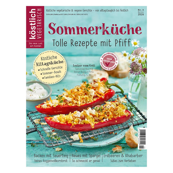Produktfoto zu Köstlich vegetarisch: Sommerküche – Tolle Rezepte mit Pfiff" ( 03.2026 )