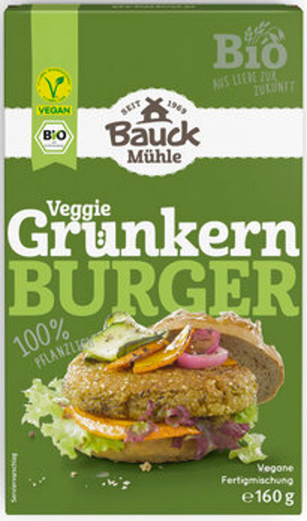 Produktfoto zu Veggie Grünkernburger (160g)