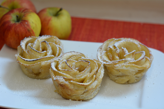 Rezeptbild für Apfelrosen