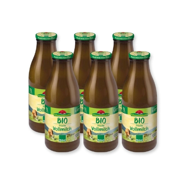 Produktfoto zu Frische Vollmilch 3,8% (6x1L)