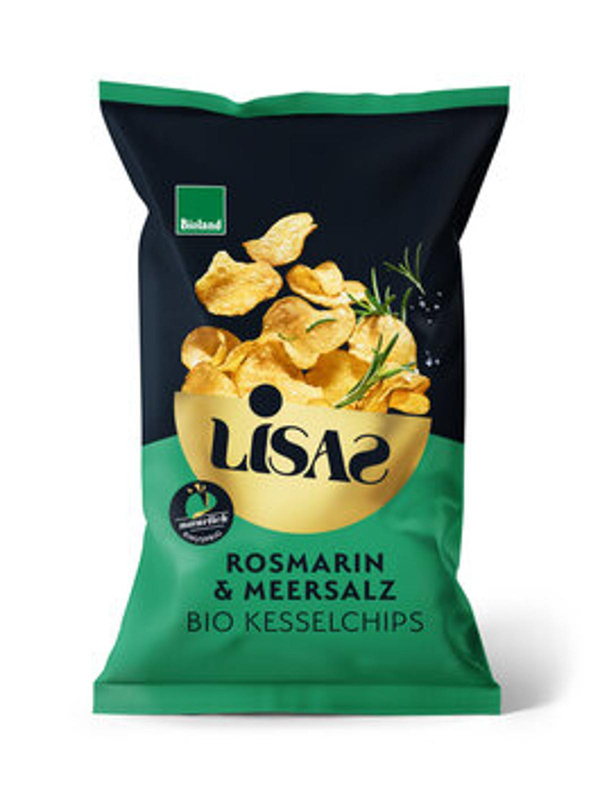 Produktfoto zu Kesselchips Rosmarin&Meersalz (115g)