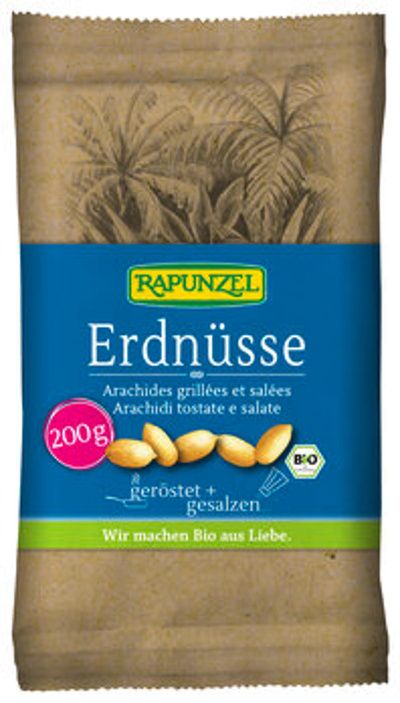Produktfoto zu Erdnüsse geröstet, gesalzen (200g)