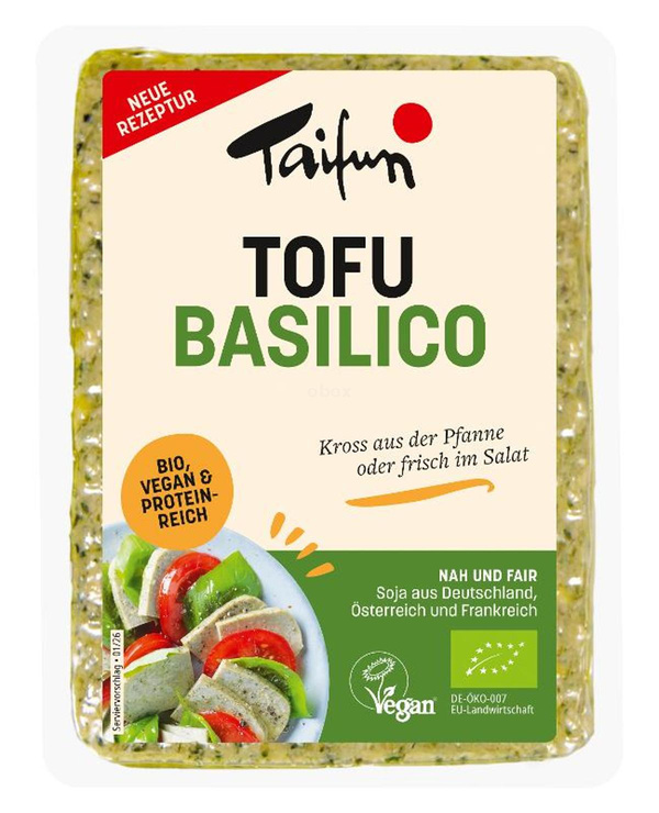 Produktfoto zu Tofu Basilico (200g)