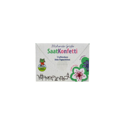 Produktfoto zu Bio-Saatkonfetti "Blühende Grüße"