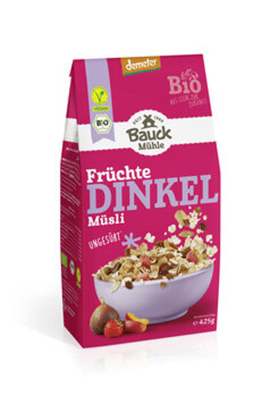 Produktfoto zu Dinkel Müsli Früchtezart (425g)