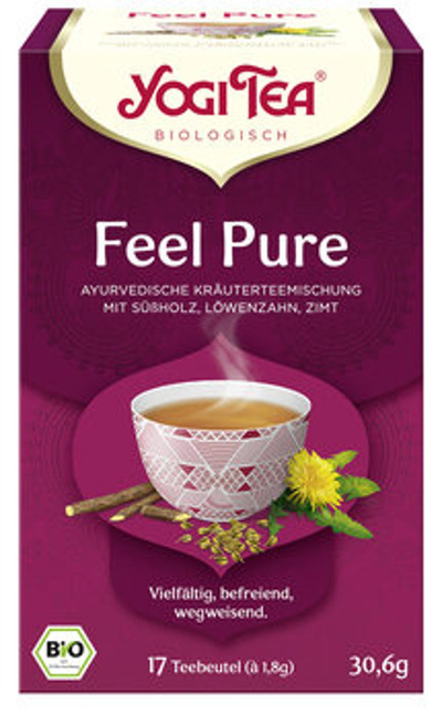 Produktfoto zu Yogi Tea Feel Pure (17x1,8g)