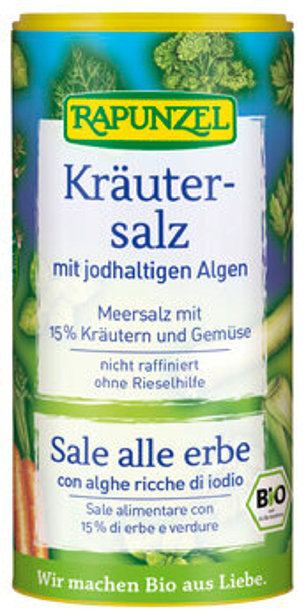 Produktfoto zu Kräutersalz, jodiert (125g)