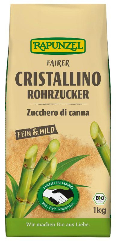 Produktfoto zu Cristallino Rohrzucker (1kg)