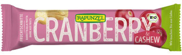 Produktfoto zu Fruchtschnitte Cranberry-Cashew (40g)