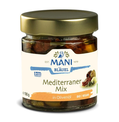 Produktfoto zu Mediterraner Mix in Olivenöl (190g)