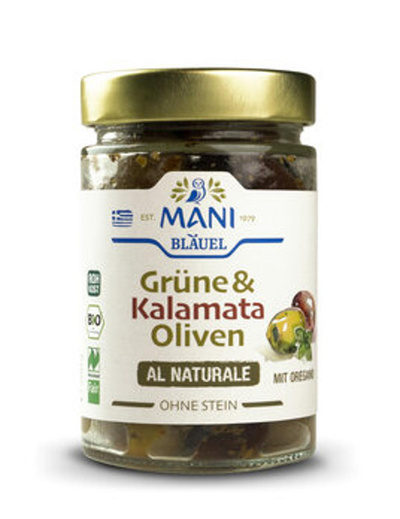 Produktfoto zu Grüne&Kalamata Oliven, entkernt (175g)