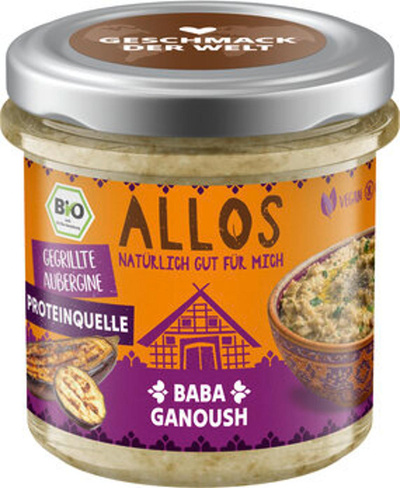 Produktfoto zu Brotaufstrich Geschmack der Welt Baba Ganoush (140g)