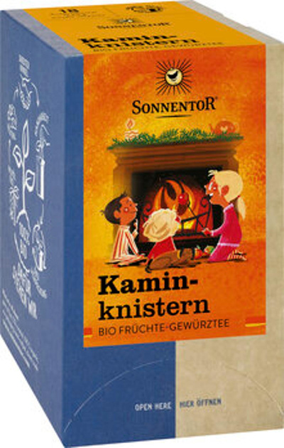 Produktfoto zu Kaminknistern Tee im Beutel (45g)