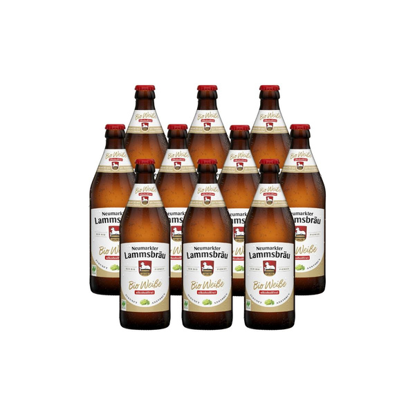 Produktfoto zu Lammsbräu Weiße Alkoholfrei (10x0,5L)