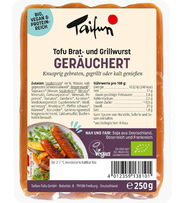 Produktfoto zu Tofu Räucherknacker (250g)