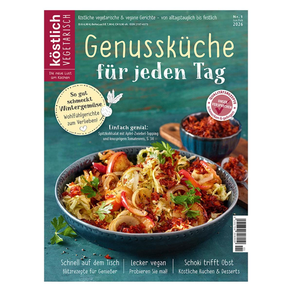 Produktfoto zu Köstlich vegetarisch: "Genussküche – für jeden Tag"