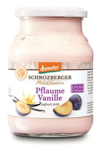 Produktfoto zu Saisonjoghurt Pflaume Vanille (500g)