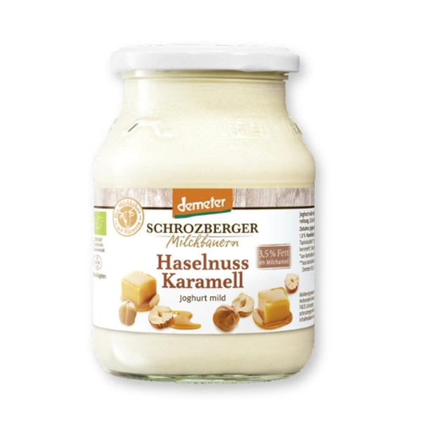 Produktfoto zu Saisonjoghurt Haselnuss-Karamell (500g)