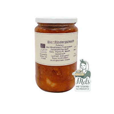 Produktfoto zu Rindergulasch im Glas (680g)