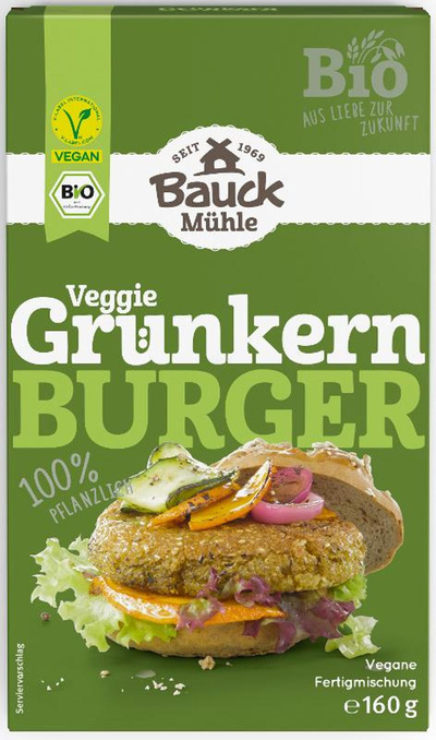 Produktfoto zu Veggie Grünkernburger (160g)