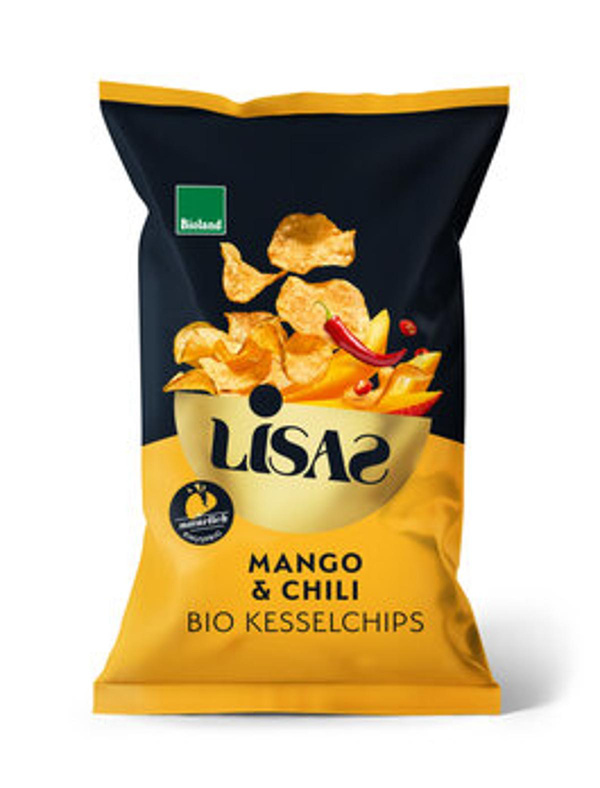 Produktfoto zu Lisas Kesselchips Mango & Chili (115g)